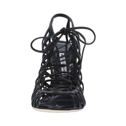 Hollow-Out High-Heeled Sandals