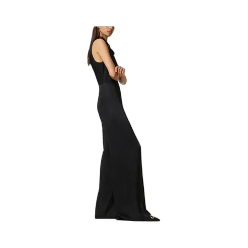 Twinset Sleeveless Satin Jumpsuit
