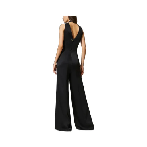 Twinset Sleeveless Satin Jumpsuit