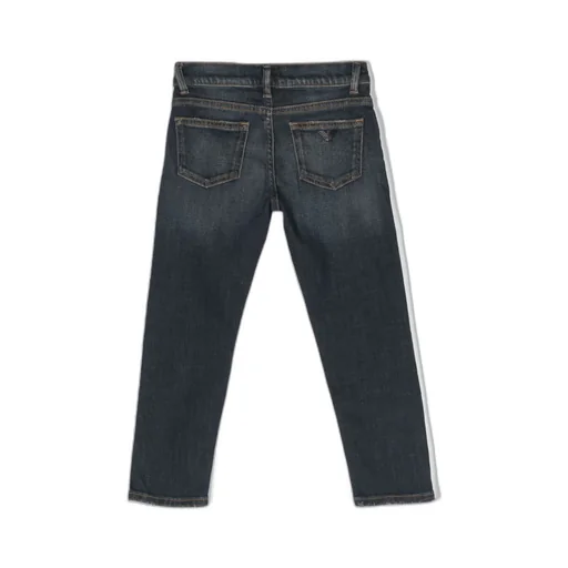 Ripped Straight-Leg Jeans