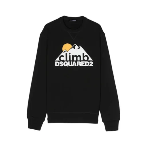 Dsquared2 Kids Logo Printed Crewneck Sweatshirt