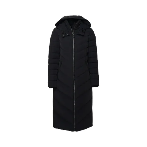 Hooded Quilted Parka Coat