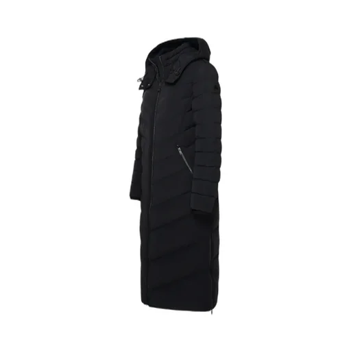 Hooded Quilted Parka Coat