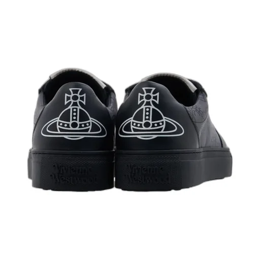 Orb-Print Leather Sneakers