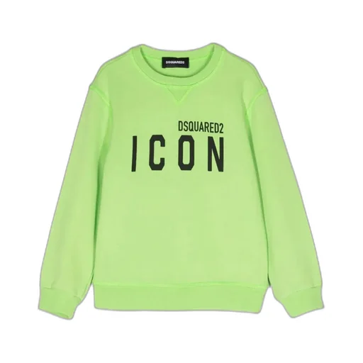 Dsquared2 Kids Logo Printed Crewneck Sweatshirt