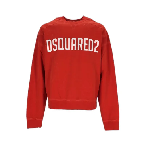 Dsquared2 Logo-Printed Long-Sleeved Crewneck Sweatshirt