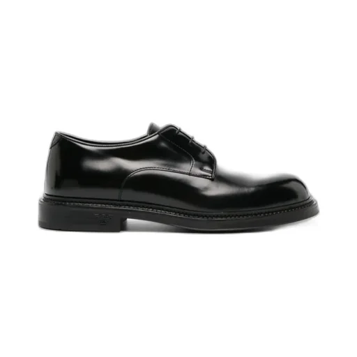 Emporio Armani Panelled Derby Low-Top Shoes