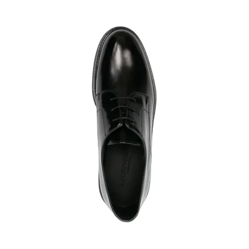 Emporio Armani Panelled Derby Low-Top Shoes