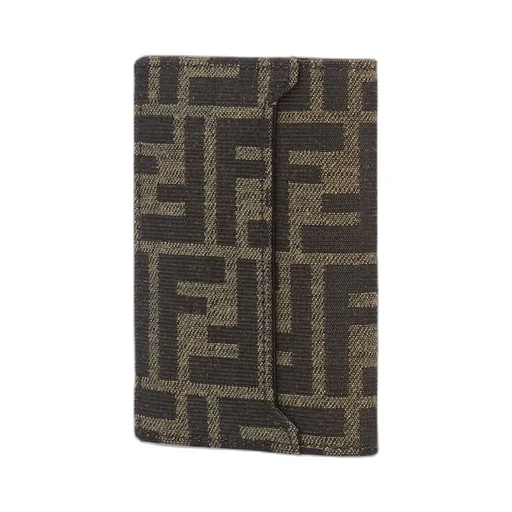 Fendi Logo Monogram Bi-Fold Wallet