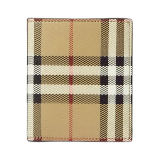 Burberry Check-Printed Bi-Fold Wallet