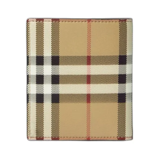 Burberry Check-Printed Bi-Fold Wallet