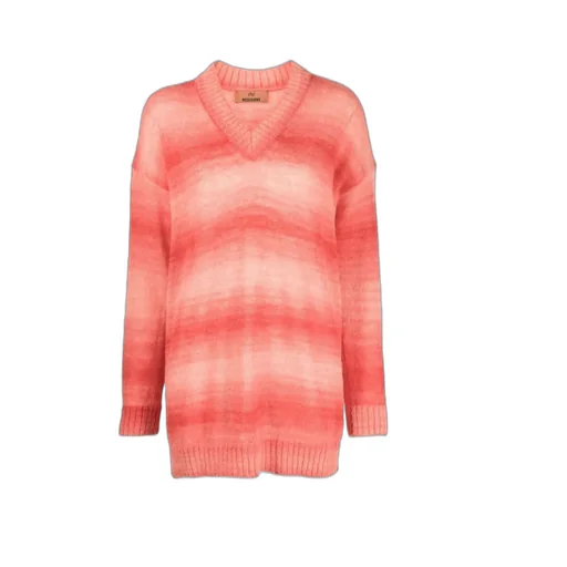 Gradient Striped Knitted Jumper