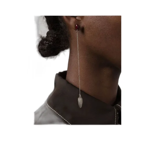 Lemaire Bead-Embellished Chain-Linked Dropped Earrings