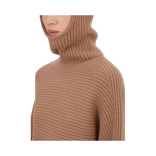 Hooded Knitted Sweater
