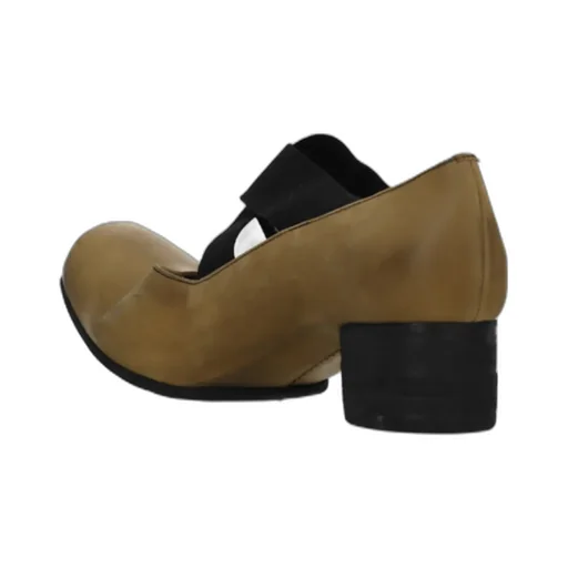 40Mm Square-Toe Leather Ballerina Shoes