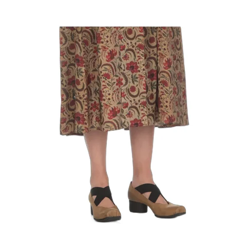 40Mm Square-Toe Leather Ballerina Shoes