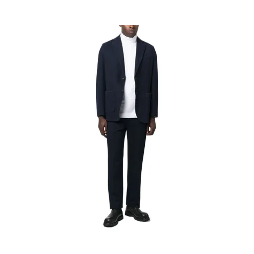 Single-Breasted Cotton-Blend Blazer