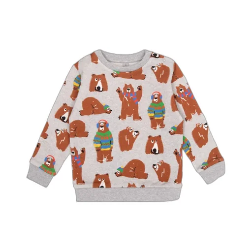 Stella Mccartney Kids Bear Printed Crewneck Sweatshirt