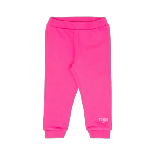 Fendi Kids Logo Printed Sweatpants