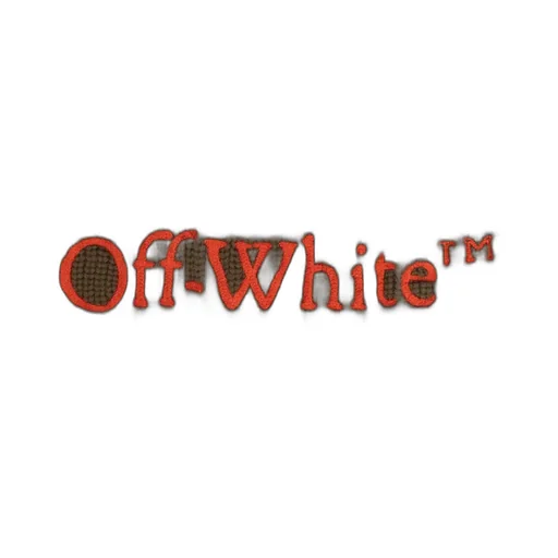 Off-White Bookish Logo Embroidered Scarf