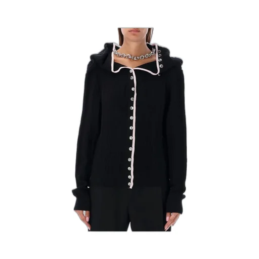 Single-Breasted Long-Sleeved Cardigan