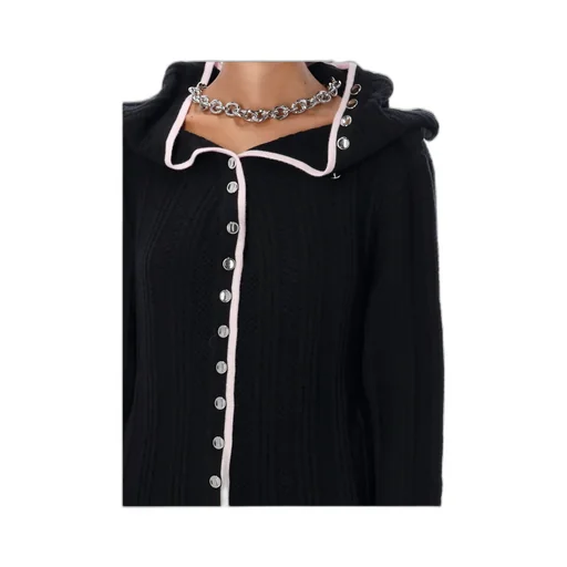 Single-Breasted Long-Sleeved Cardigan