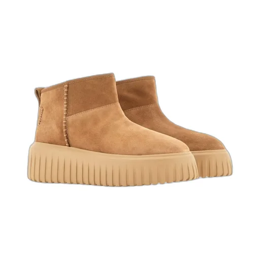 Hogan Round Toe Ankle Boots