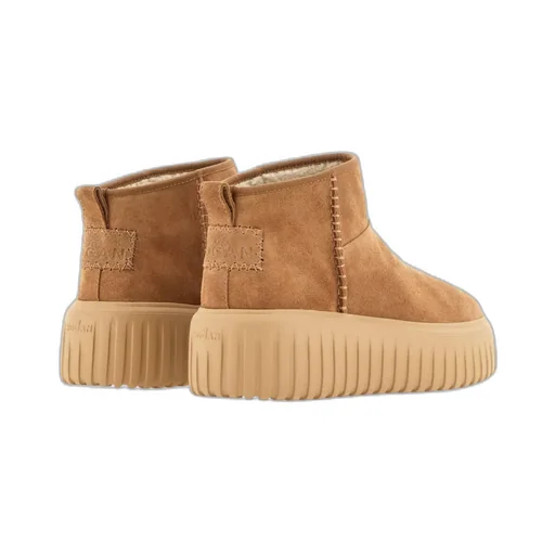 Hogan Round Toe Ankle Boots