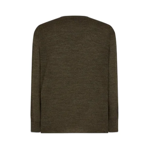 Flap Pocket Crew Neck Jumper