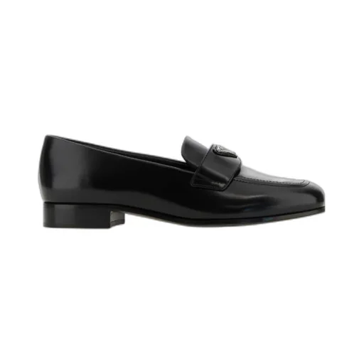 Brushed Leather Loafers