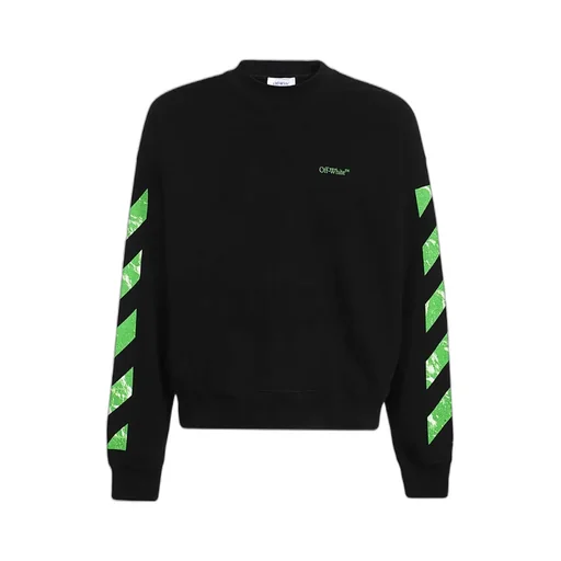 Diag Stripe Cotton Sweatshirt
