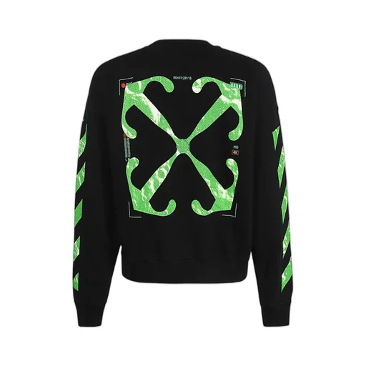Diag Stripe Cotton Sweatshirt