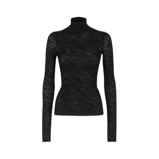 High-Necked Long-Sleeved Sweater