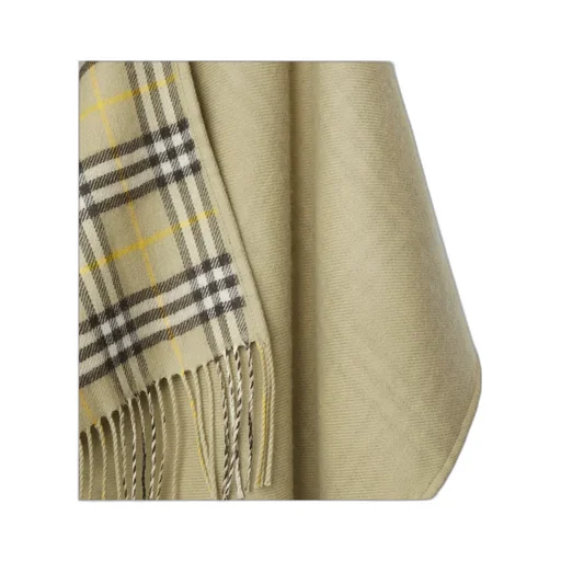 Vintage Check Reversible Wool Cape