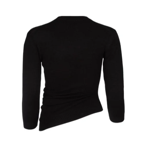 Asymmetric-Hem Cashmere Top
