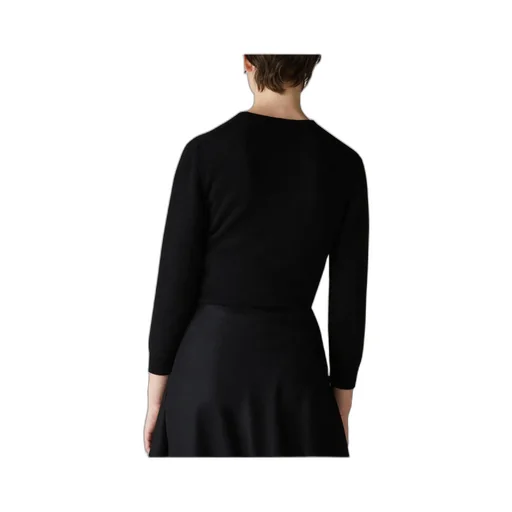 Asymmetric-Hem Cashmere Top