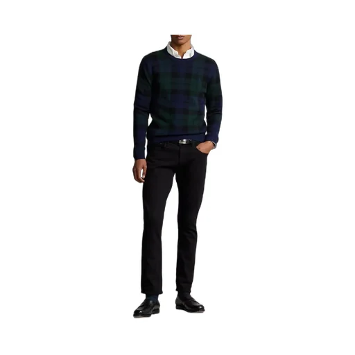 Plaid-Pattern Wool Jumper