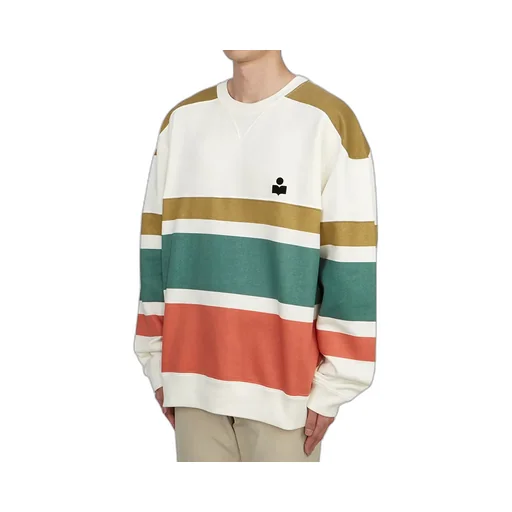 Meyoan Striped Logo Sweatshirt