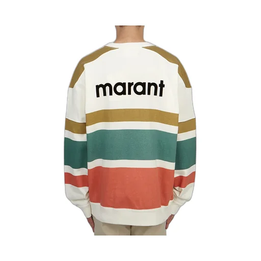 Meyoan Striped Logo Sweatshirt