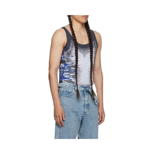 Whisker-Print Top