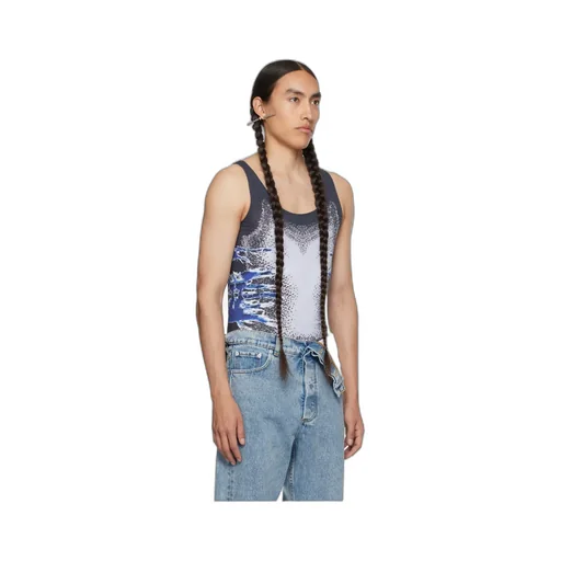 Whisker-Print Top