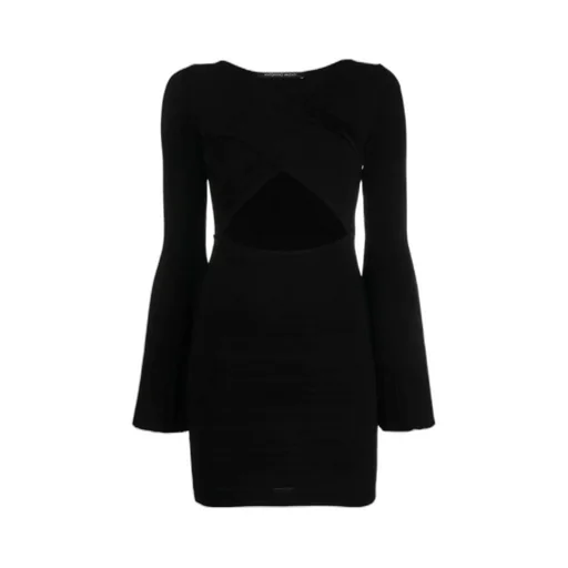 Cut-Out V-Neck Minidress