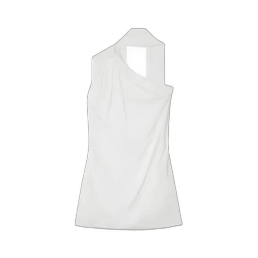 Stella Mccartney Scarf Detailed One-Shoulder Top