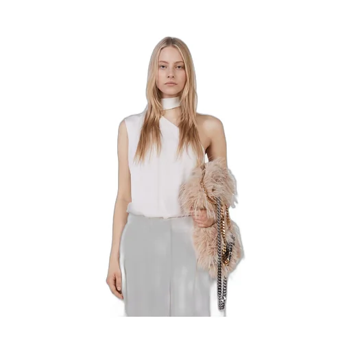 Stella Mccartney Scarf Detailed One-Shoulder Top
