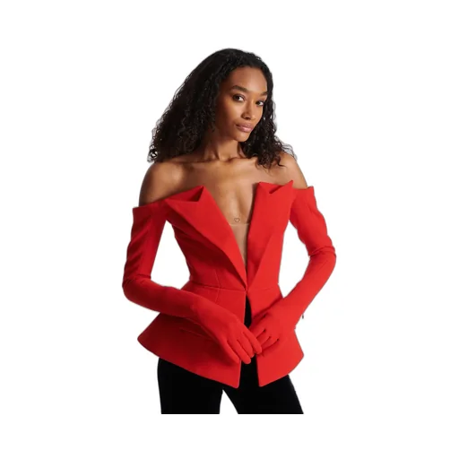 Off-The-Shoulder Peplum Top