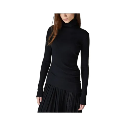 Long-Sleeved Turtleneck Sweater