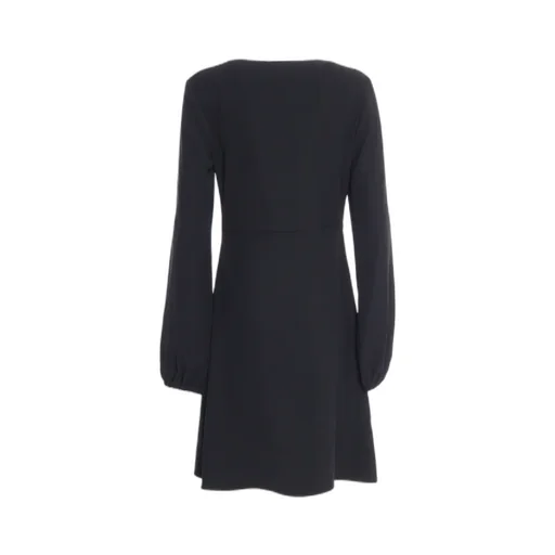 P.A.R.O.S.H. Abito Long-Sleeved V-Neck Keyhole Dress