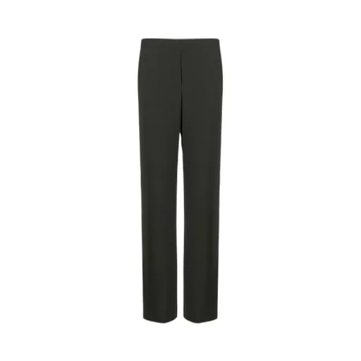 P.A.R.O.S.H. Elastic Waist Straight Leg Trousers