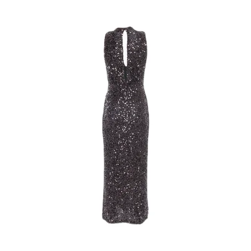 P.A.R.O.S.H. Sequin-Embellished V-Neck Sleeveless Dress