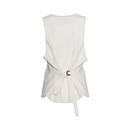 P.A.R.O.S.H. Rear Belted Buttoned Vest